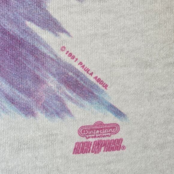 Paula Abdul 1991 Under My Spell Tour T Shirt XL Vintage Concert Tee - Picture 3 of 14